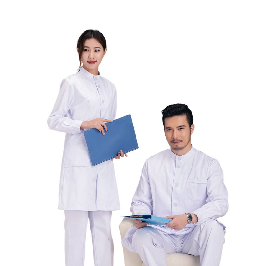 Bulk Medical Lab Coats Factory Custom Embroidered Doctor White Coats