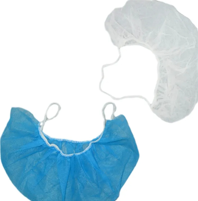 Beard Cover for Personal Care Disposable Non Woven Beard Cover Blue and White