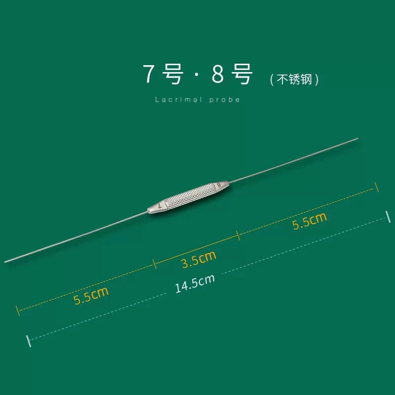 Gold Surgical Instrument Kit with Dual-Ended Design for Eye Procedures