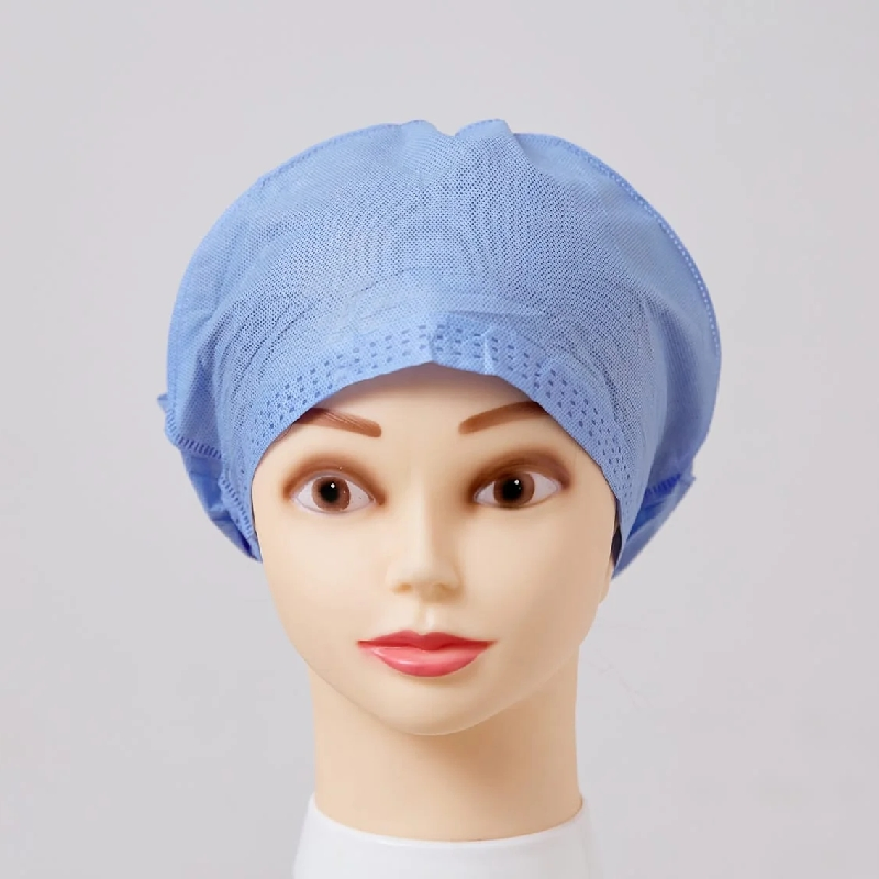 Disposable Surgical Cap Surgeon Cap SMS Non Woven Hood Cap for Doctor Hospital