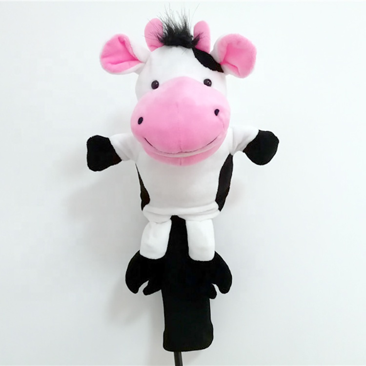 Animal Golf Club Head Protective Cover Soft Fleece Golf Head Cover for 460cc No. 1 Driver Wood Golf Head Protection Sleeve