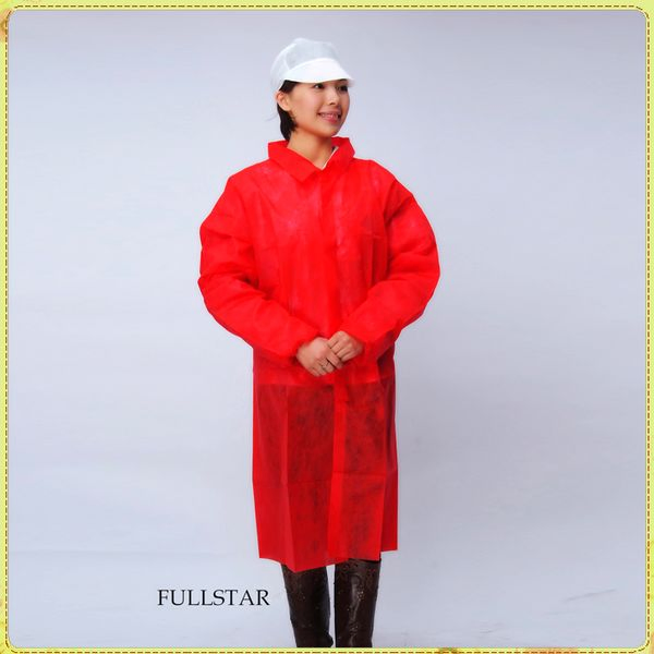 Disposable Medical SMS or Spp Lab Coat High Quality