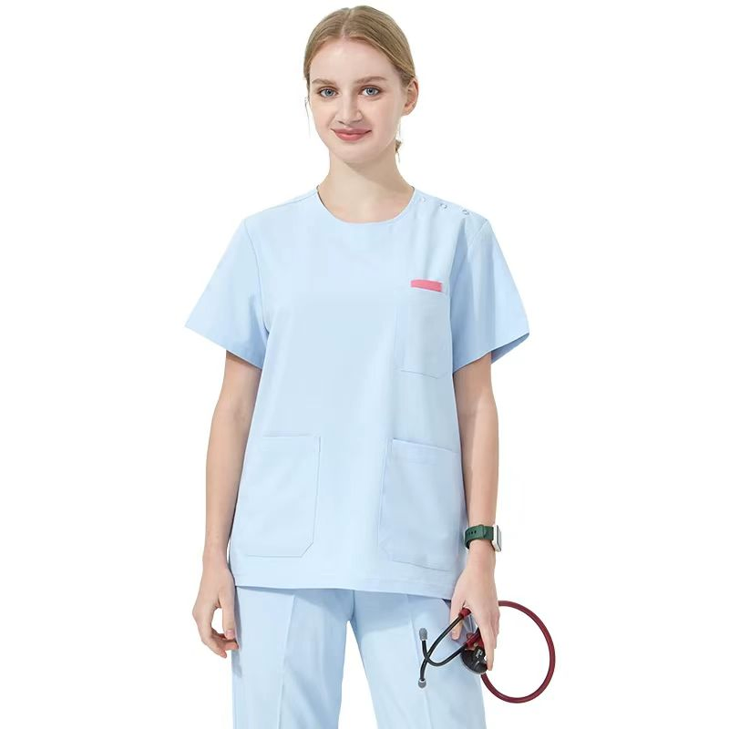 "Surgical Scrubs, Quick-Dry Scrub Suits, Short-Sleeve Operating Room Workwear, Long-Sleeve Doctor Coats"