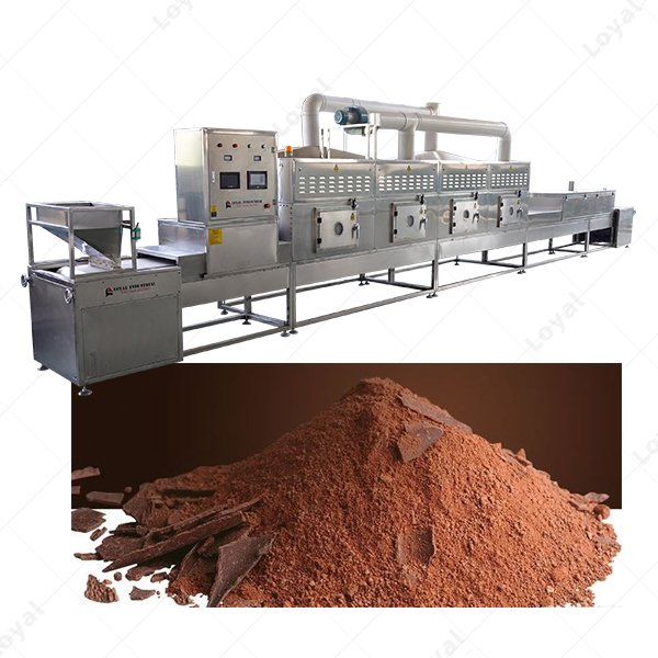 Optimization of Microwave Sterilization Machine for Efficient Powder Drying and Microbial Inactivation
