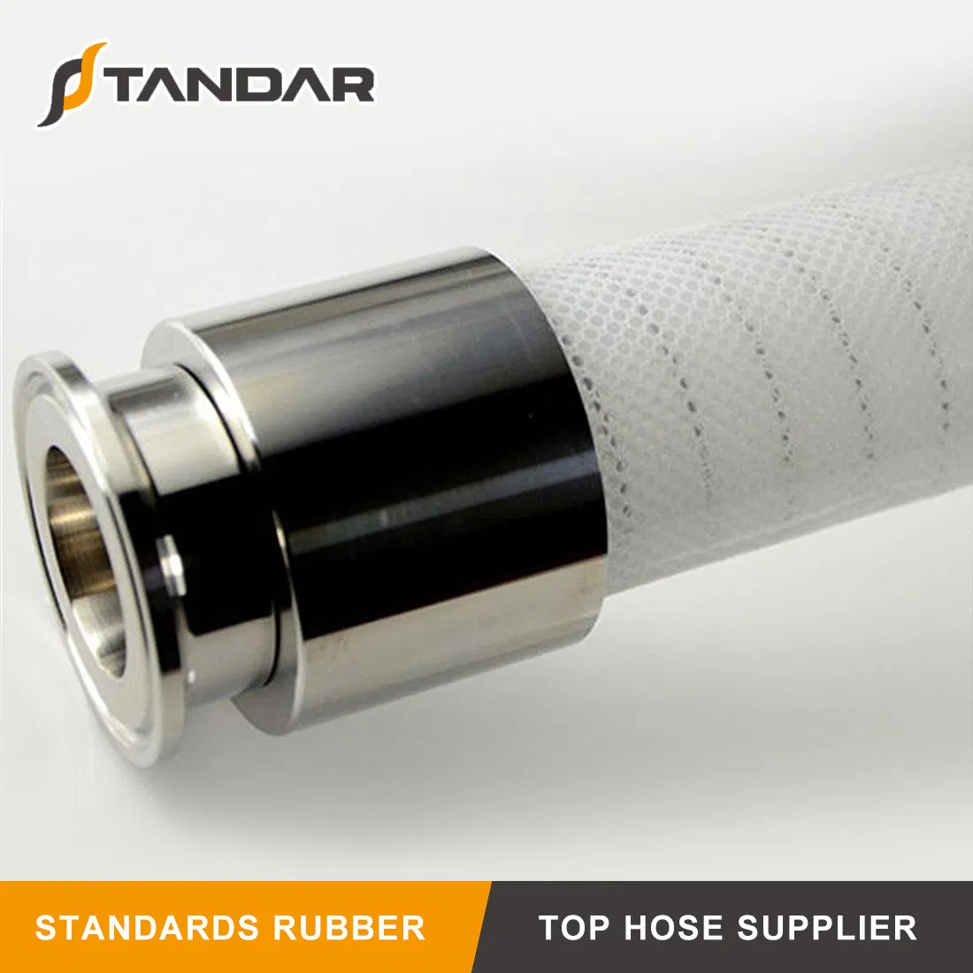 High Pressure Flexible Stainless Steel Reinforced Braided FDA Food Grade Silicone Rubber Tubing