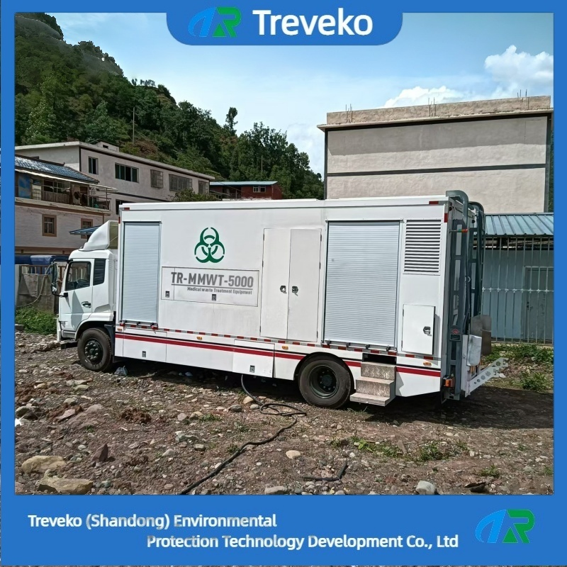 Continuous-Operation Mobile Sterilizer for Infectious Medical Waste Inactivation