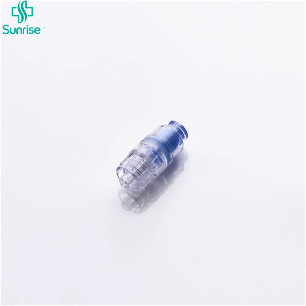 Sterile Injection Disposable Connector Positive Pressure Straight-Site Needle Free Connector