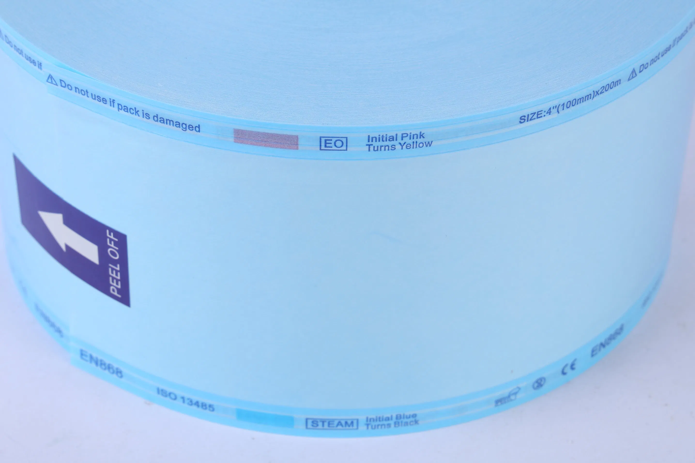 OEM/ ODM Heat Seal Tyvek Sterilization Roll Pouch for Plasma Sterilization in Hospital