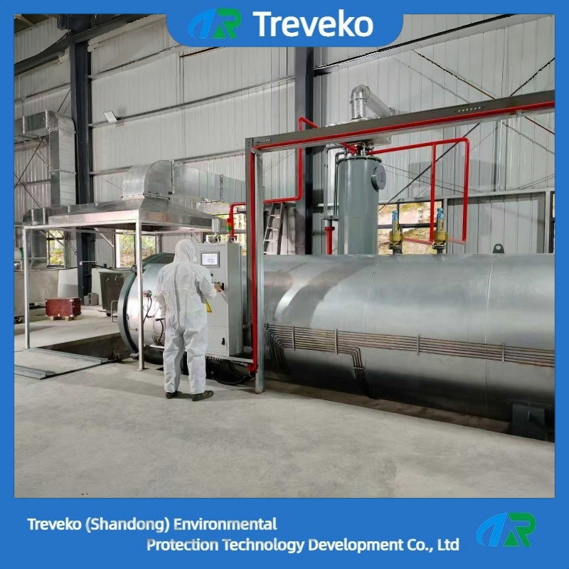 Horizontal Closed-Vessel Medical Disinfection Machine for Steam Microbial Inactivation