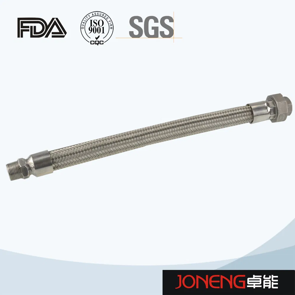 Stainless Steel Sanitary High Pressure Tri-Clamp Connection Metal Flexible Hose