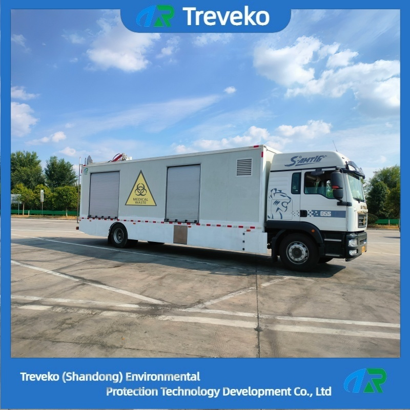 Continuous-Operation Mobile Sterilizer for Infectious Medical Waste Inactivation