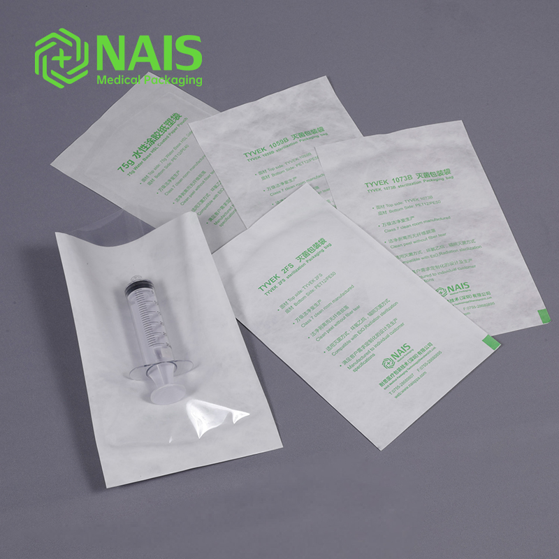 Customizable Strong Antibacterial and Puncture Resistance High Breathability Tyvek Medical Sterilization Pouch
