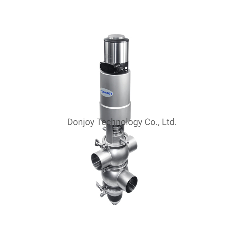 Flange Connection Pneumatic Mix-Proof Reversing Valve for Food Processing