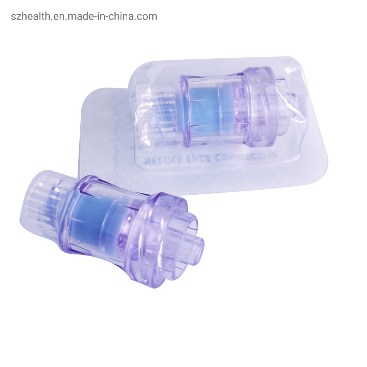 Suzhou Health Hot Sale Medical Sterile Medical Disposable Needle Free Injection Connector with Screw Caps