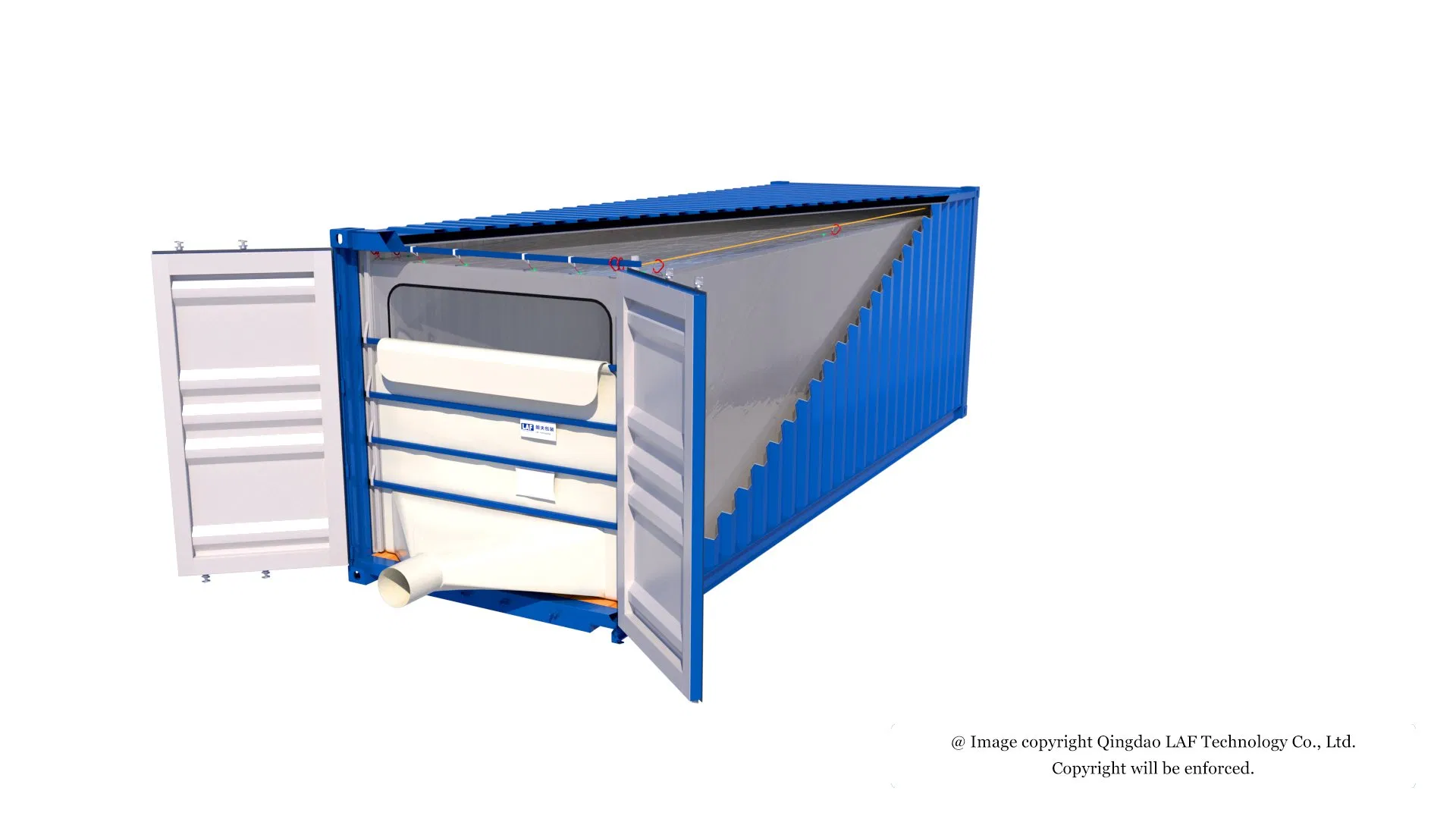 20FT Dry Bulk Container Liner for Powder and Grains