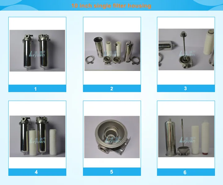 Single-cartridge filter housing