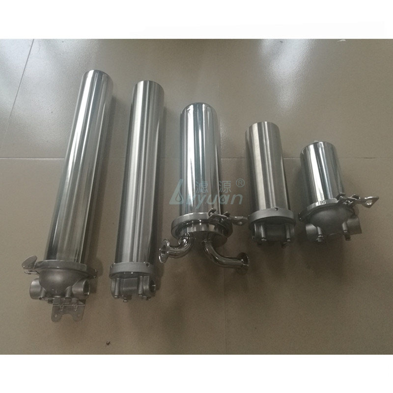 Floor Standing Type Sanitary Grade Stainless Steel 316L 10/20 Inch Single Fluid Filter Housing with 226 Connection