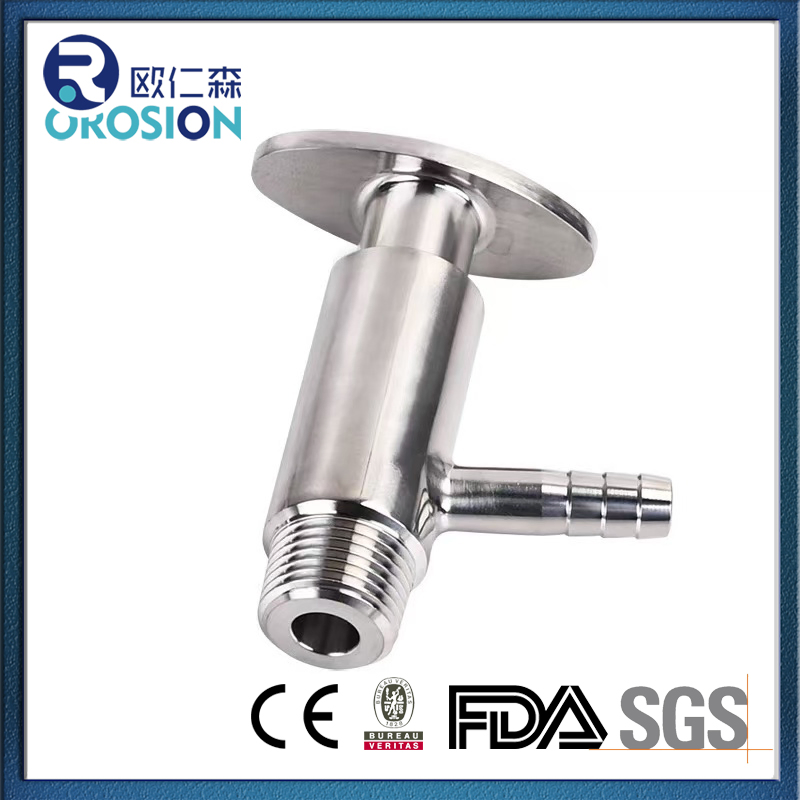 Premium Sanitary Stainless Steel Sampling Valve with BSPT Connection