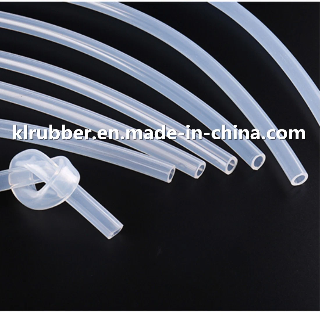 Clear Soft Thin Wall High Temp Platinum Cured Reinforced Medical Grade Silicone Rubber Tubing