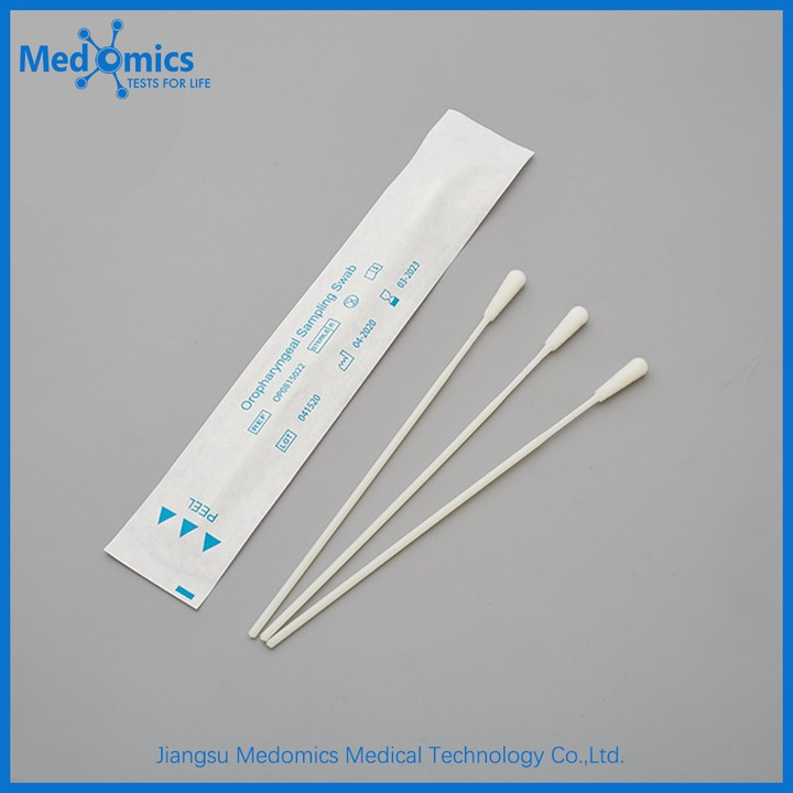 Medomics Medical Rapid Test Medical Throat Swab Nasopharyngeal Sterile Swab