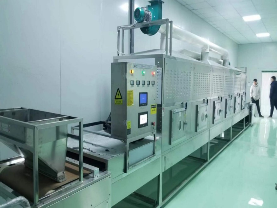 Black Soldier Fly Tenebrio Molitor Mealworms Dryer Microwave Inactivation Sterilization Drying Machine