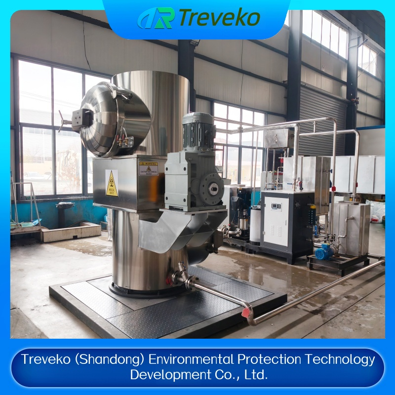 High-Capacity Vertical Steam Sterilizer for Pathogen Inactivation in Medical Waste