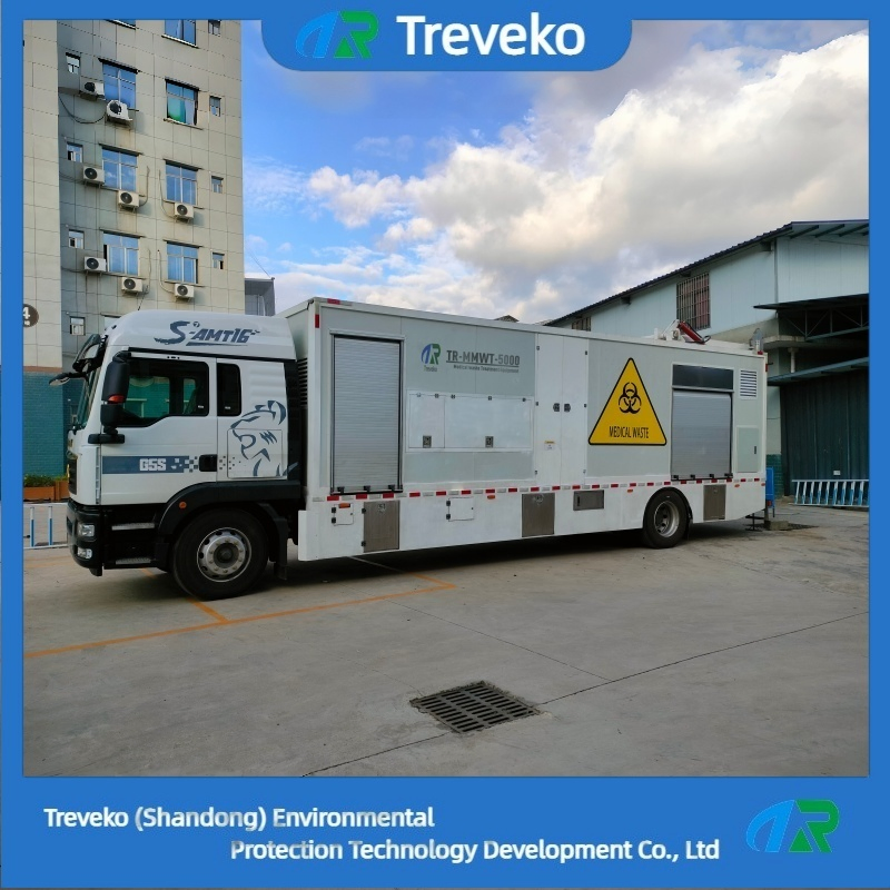 Continuous-Operation Mobile Sterilizer for Infectious Medical Waste Inactivation