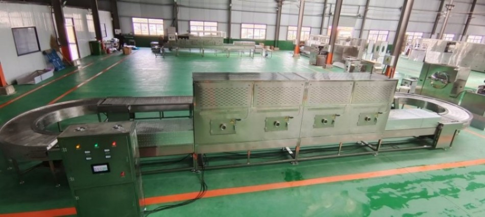 Tunnel Microwave Food Chia Seeds Sterilizer Drying Machine Chia Seed Inactivation Equipment