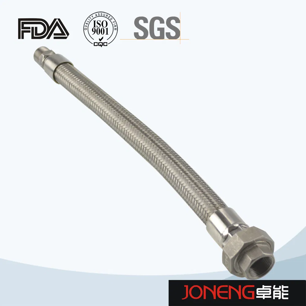 Stainless Steel Sanitary High Pressure Tri-Clamp Connection Metal Flexible Hose