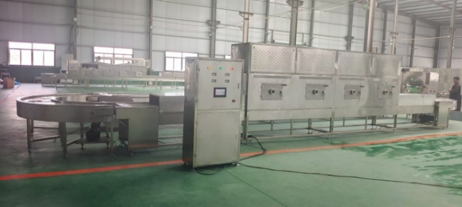 Tunnel Microwave Food Chia Seeds Sterilizer Drying Machine Chia Seed Inactivation Equipment