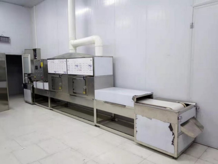 Continuous Quickly Live Insects Dryer Microwave Black Soldier Fly Tenebrio Molitor Inactivation Drying Machine