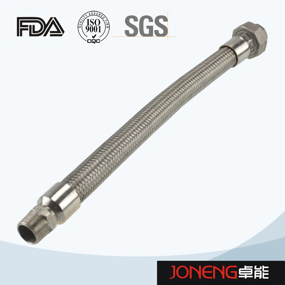 Stainless Steel Sanitary High Pressure Tri-Clamp Connection Metal Flexible Hose