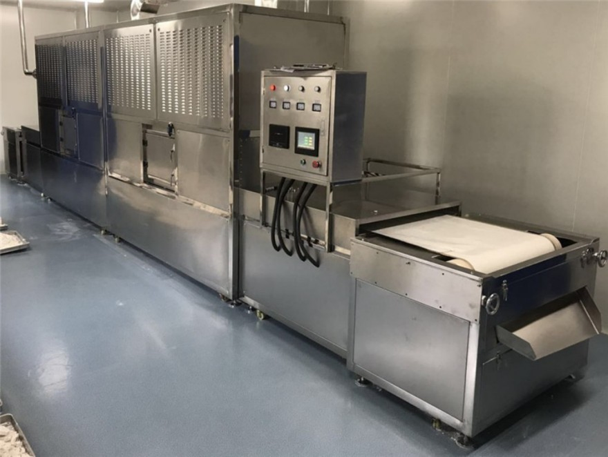 Black Soldier Fly Tenebrio Molitor Mealworms Dryer Microwave Inactivation Sterilization Drying Machine