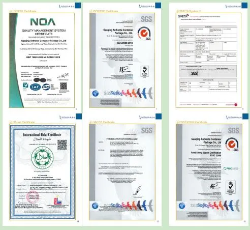 Quality Certificates