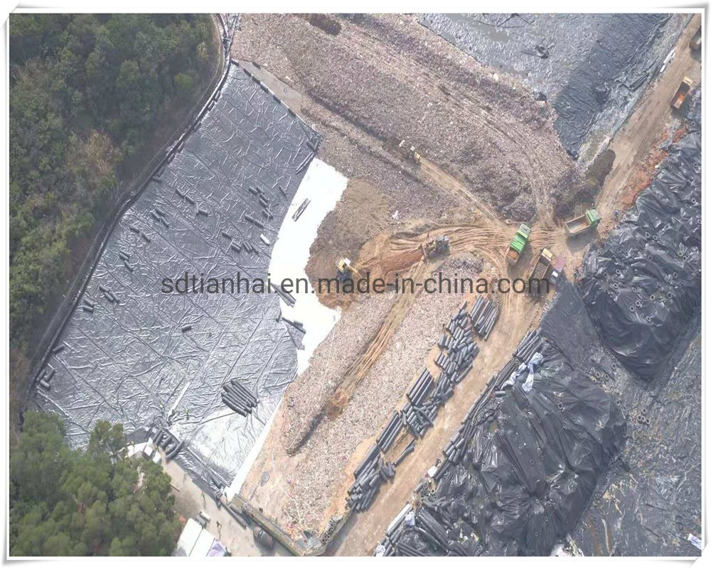 60mils/1.5mm Thickness Retention Ponds Liners/2.0mm in Black HDPE Membrane Liquid Containment Liners