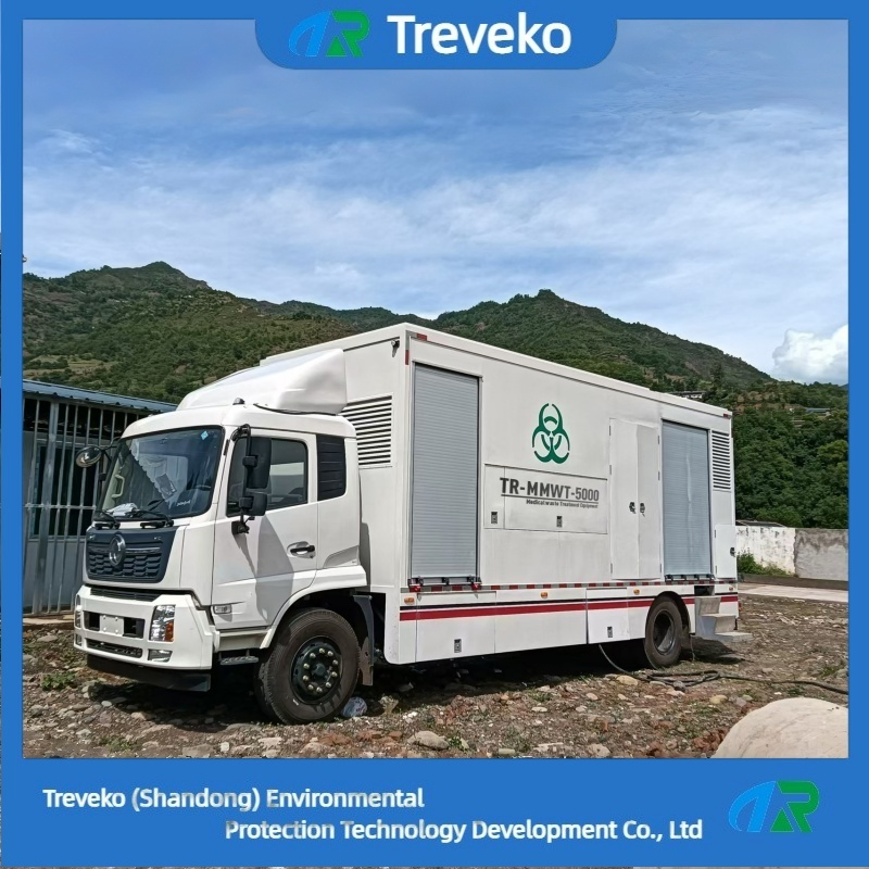 Continuous-Operation Mobile Sterilizer for Infectious Medical Waste Inactivation