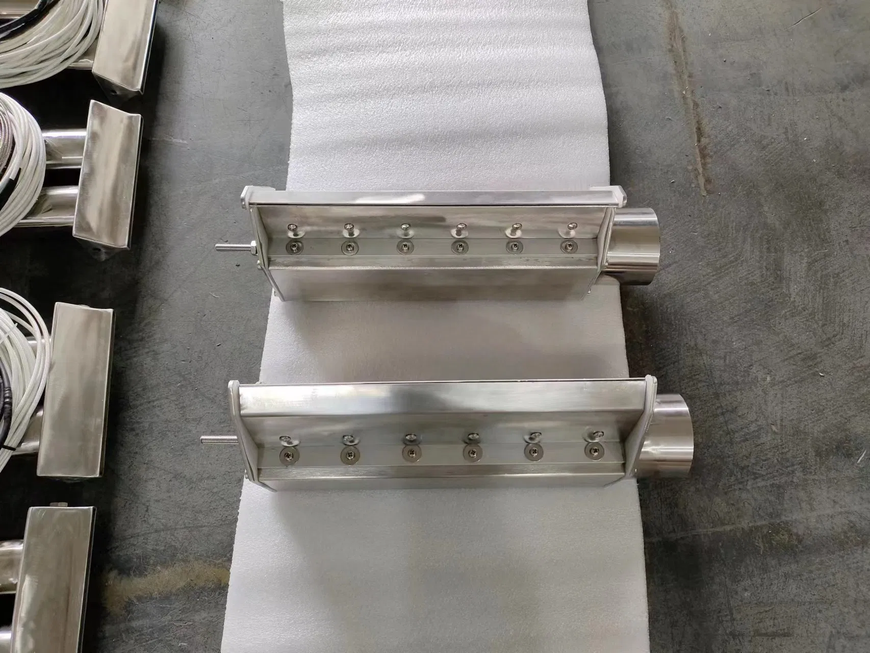 Heavy Duty Aluminum Air Knife, Stainless Steel Connection