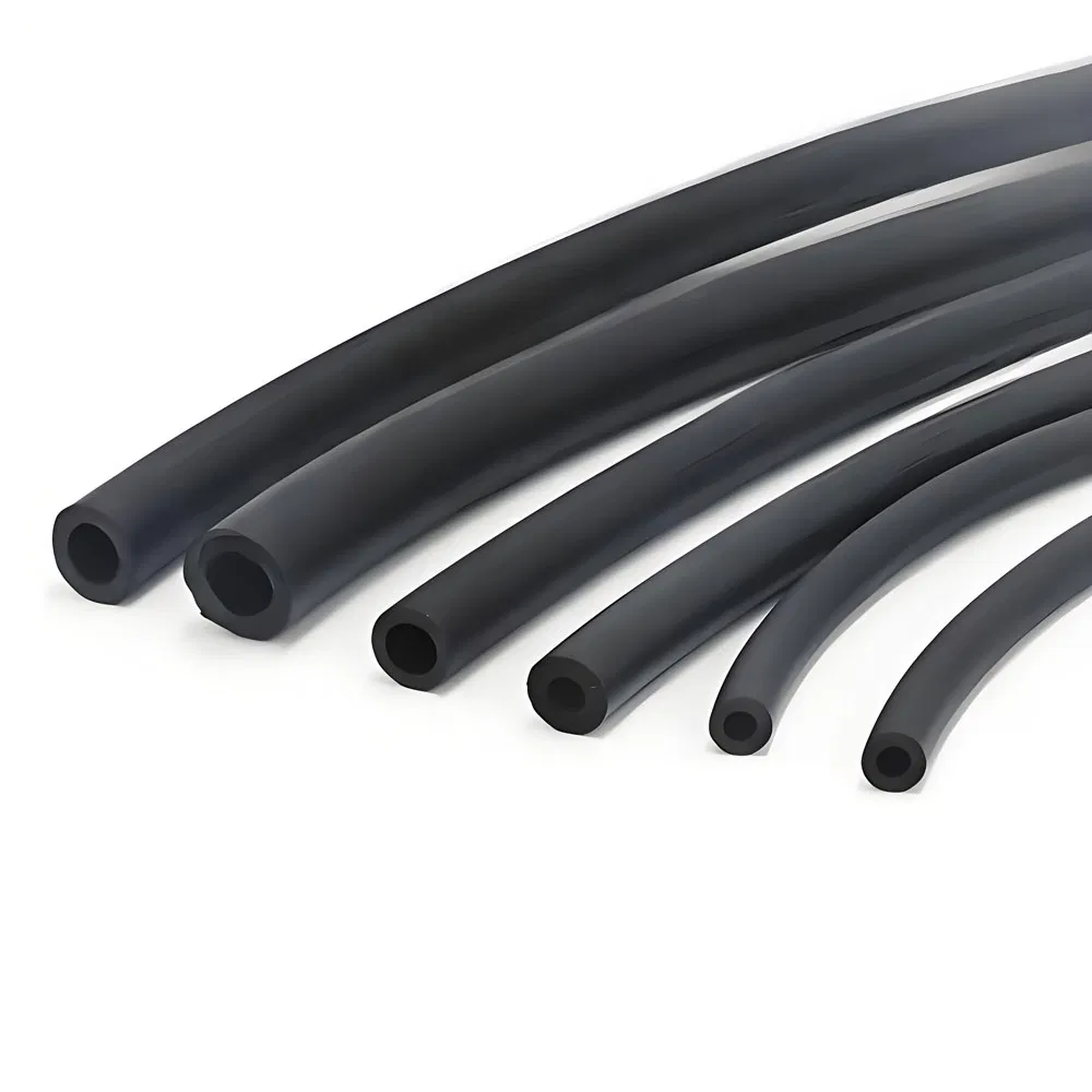 Thin-Wall Black Neoprene EPDM Silicone Rubber Tubing Hose Pipe 1/3/ 4/5/6/8 Inch