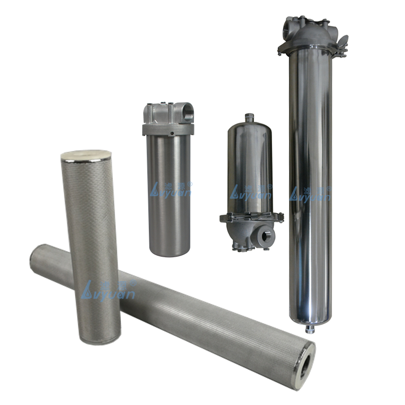 Single Filter Code 10/20/30/40 Inch Ss 304 316 Stainless Steel Water Cartridge Filter Housing with Clamp Connection
