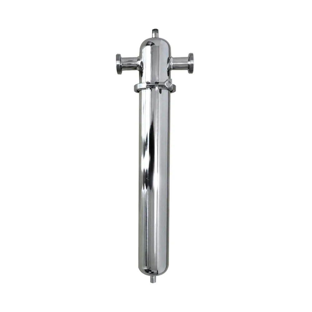 Single Filter Code 10/20/30/40 Inch Ss 304 316 Stainless Steel Water Cartridge Filter Housing with Clamp Connection