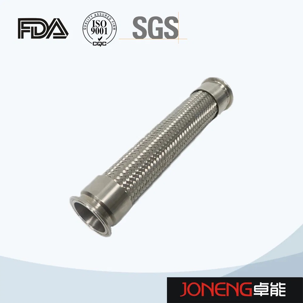 Stainless Steel Sanitary High Pressure Tri-Clamp Connection Metal Flexible Hose