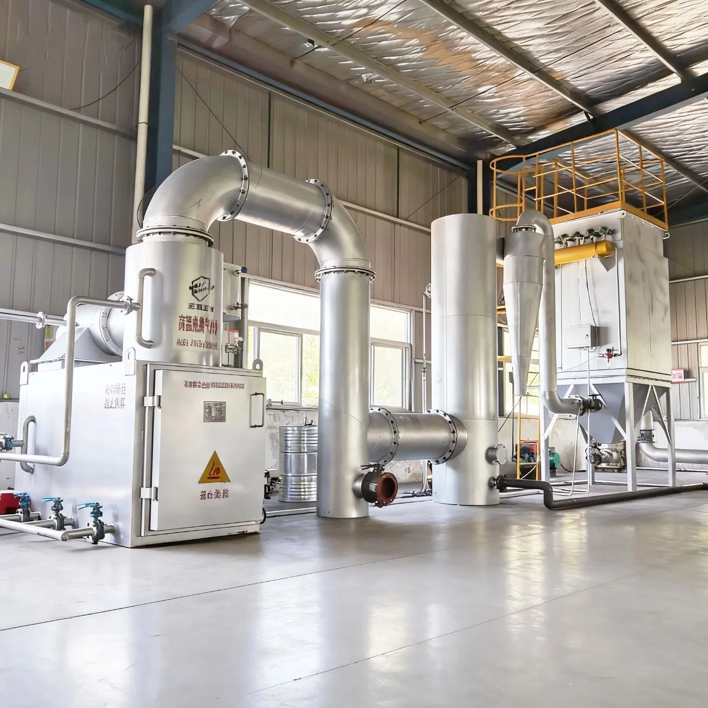 Holy Shield Containerized Incinerator with Particle Filtration and High Temperature Inactivation