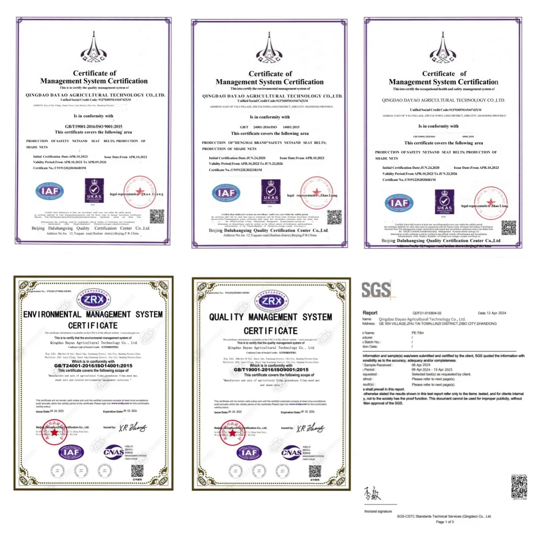 Product Certifications