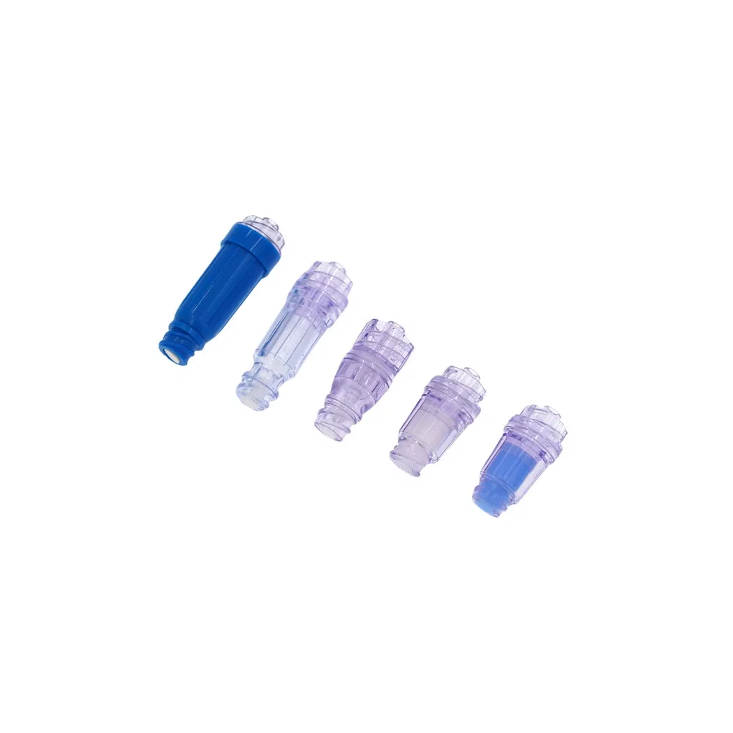 Medmount Medical Disposable Sterile Latex Free Dehp Free IV Catheter Infusion Injection Needle Free Connector