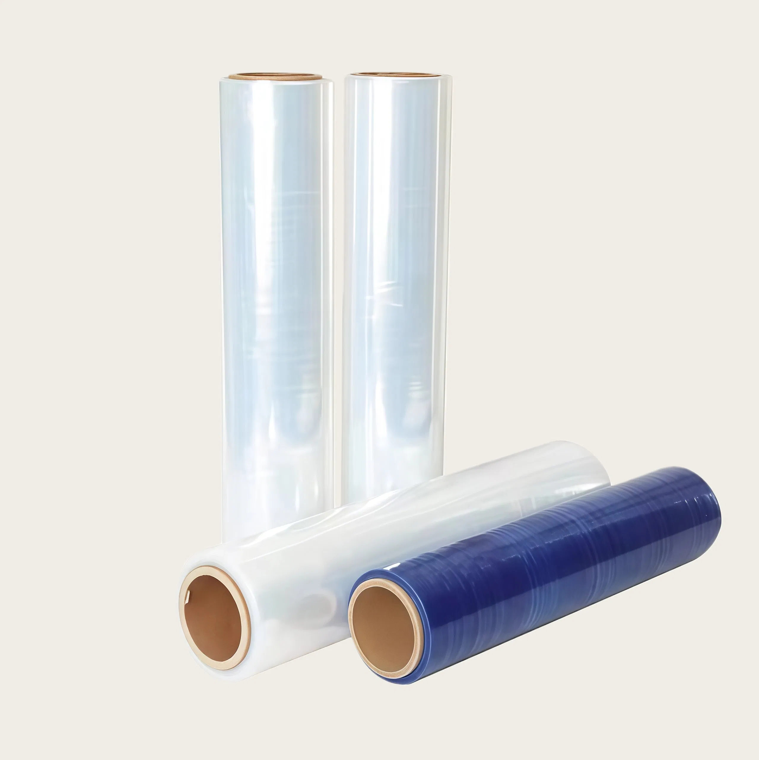 Food Grade Multi-Layer Co-Extruded PE Stretch Film Roll Industrial Moisture-Proof Plastic Packaging with Nylon PVC Pet PP Logo