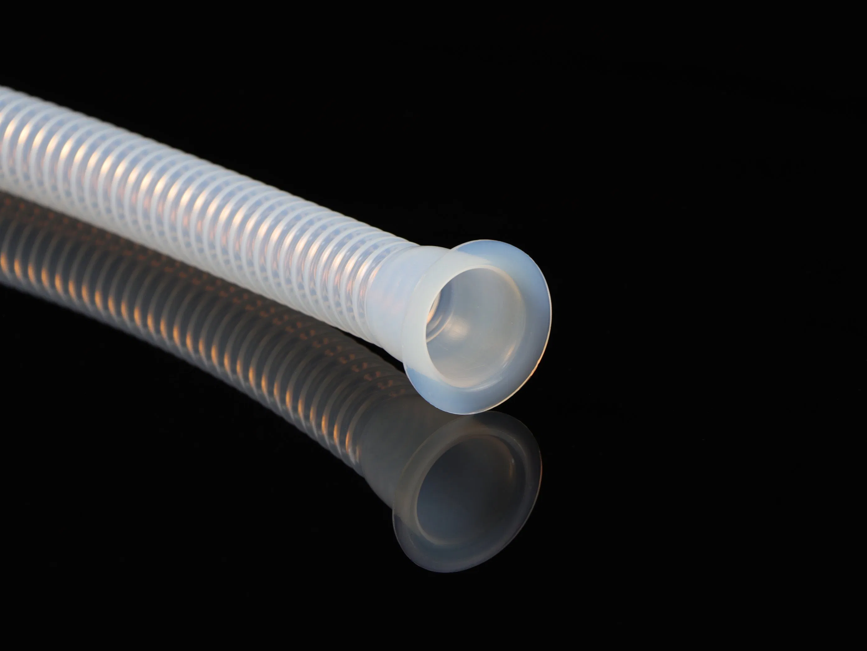 Industrial Grade PTFE Hose Tubing in Plastic White Color