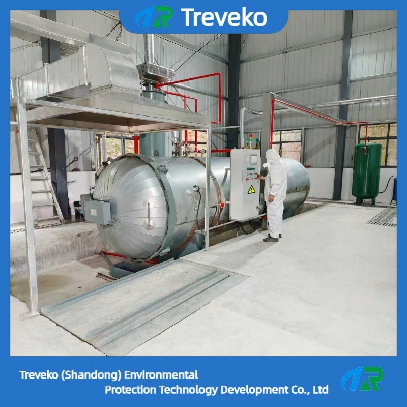 Horizontal Closed-Vessel Medical Disinfection Machine for Steam Microbial Inactivation