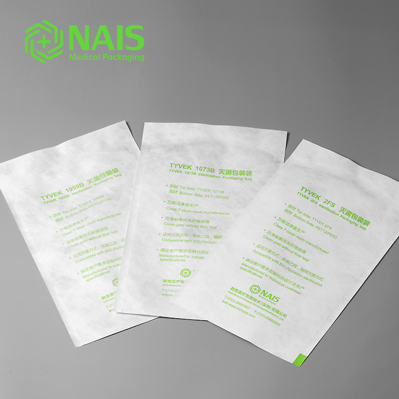 Tyvek Medical Dialysis Paper Packing Plastic Sterilization Bag Pouch