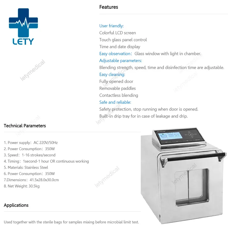 Sterile Sampling Bag Usage
