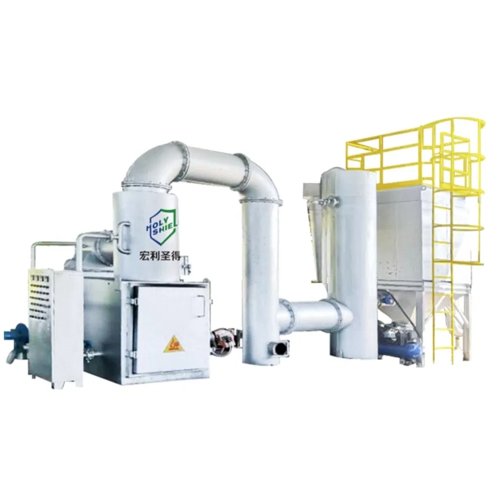 Holy Shield Containerized Incinerator with Particle Filtration and High Temperature Inactivation